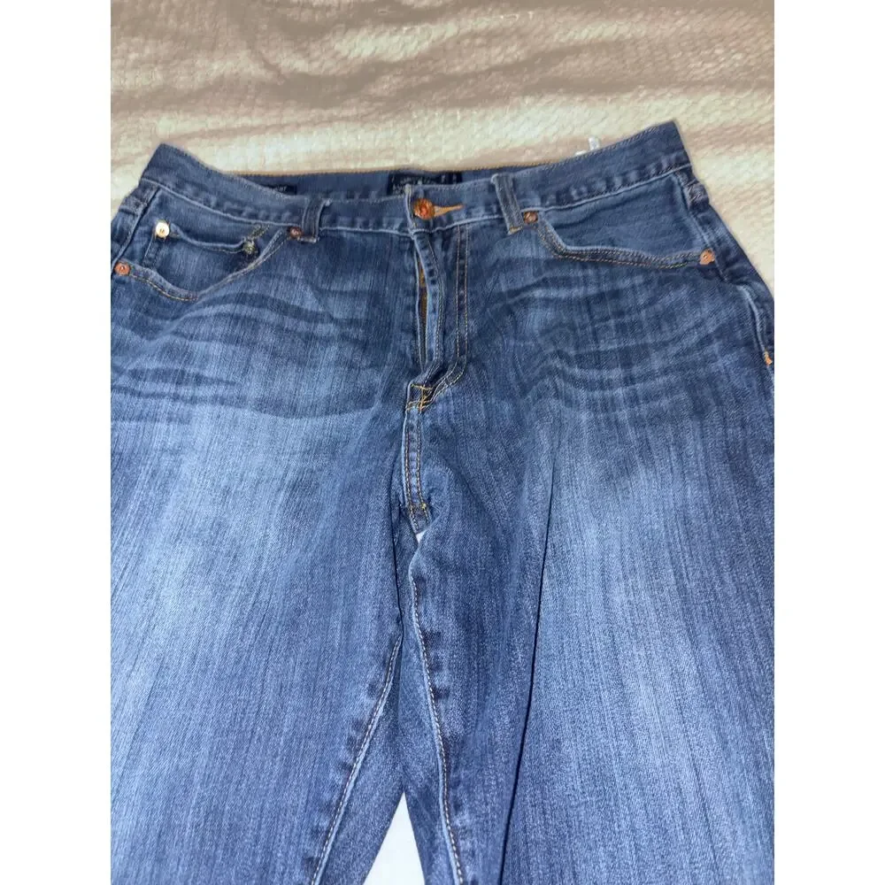 Vintage lucky jeans men’s relaxed straight cut dark blue 34x32 jeans
